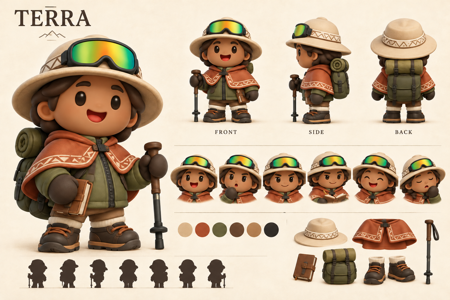 Characters visual reference