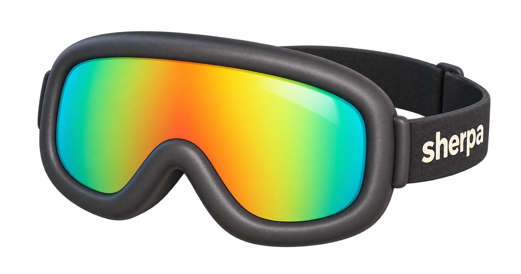 Aurora / tilted band and logo
